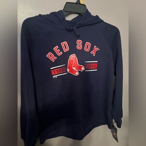Boston Red Sox Navy/ Red  Hoodie By Fanatics New